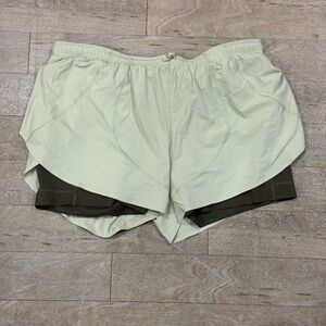 Outdoor Voices Green Shorts Size XXXLarge